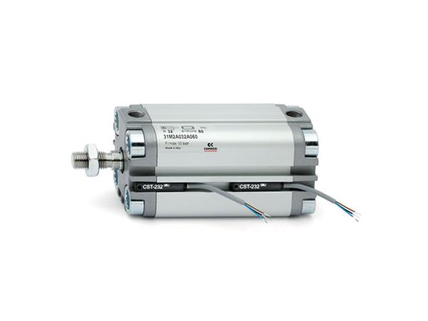 CILINDRO COMPACTO Ø40X15 - DUPLA AÇÃO - CÓD. 31M2A040A015