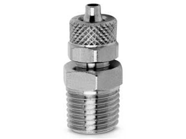 CONEXAO RAPIDA RETA PARA TUBO 10MM COM ROSCA 1/4 - 03.06.02.0006  - CÓD. 1510 10/8-1/4
