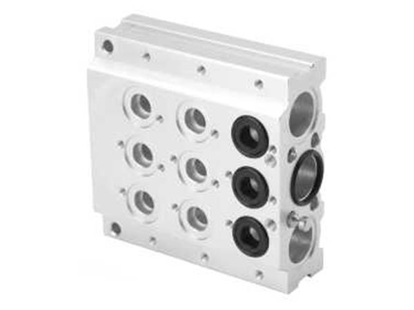 BASE PARA 3 VALVULAS SERIE 3 - G1/8 - CÓD. CNVL-3H3