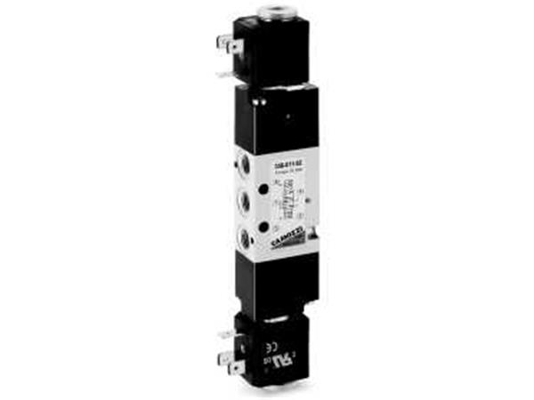 VALV 5/2 VIAS G1/8 DUPLO SOLENOIDE - CÓD. 358-011-02
