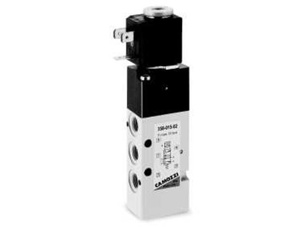 VALV 5/2 VIAS NF G1/8 SIMPLES SOLENOIDE - CÓD. 358-015-02