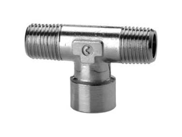 CONEXAO TEE 1/4-1/4 MACHO X FEMEA CENTRAL - 03.06.03.0012  - CÓD. 2090 1/4-1/4