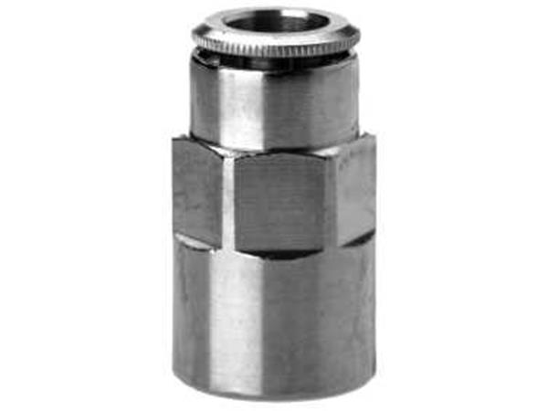 CONEXAO RETA FEMEA G1/4 PARA TUBO 6MM - CÓD. 6463 6-1/4
