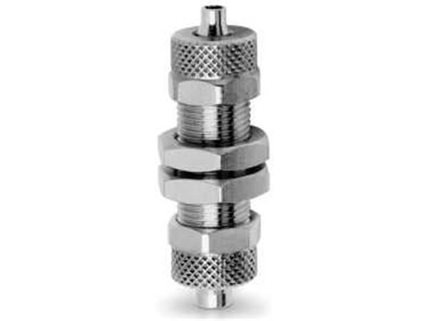 CONEXAO RAPIDA PASSA-MURO PARA TUBO 8MM - BULKHEAD - CÓD. 1590 8/6