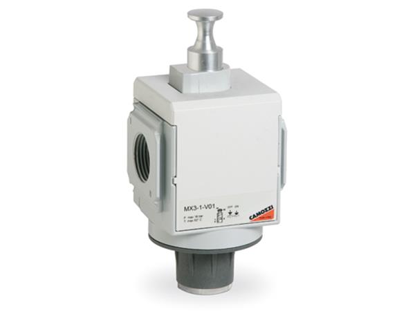 VALVULA DE ISOLAÇÃO MX G1/2 - 3/2 VIAS AÇÃO MANUAL - CÓD. MX2-1/2-V01
