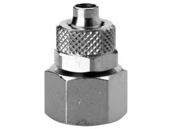 CONEXAO RAPIDA FEMEA COM ROSCA 1/8 E PARA TUBO 6 - CÓD. 1463 6/4-1/8