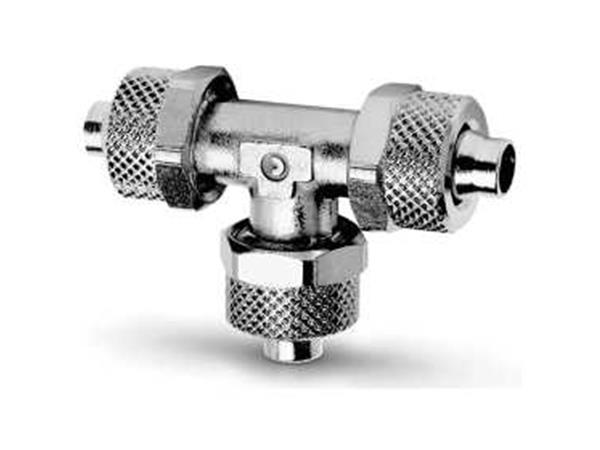 CONEXAO RAPIDA TEE IGUAL PARA TUBO 6MM - 03.06.03.0016 - CÓD. 1540 6/4