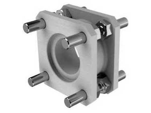 FLANGE PARA FIXAÇÃO GEMINADO ISO 6431 - Ø63  - SK-DC-63-63
