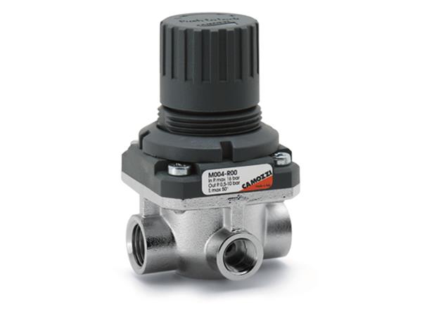 MINI-REGULADOR G1/4 PARA 0 - 7 BAR E COM ALIVIO - CÓD. M004-R70