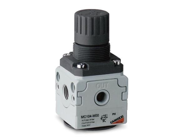 REGULADOR DE PRESSAO G1/4 0,5 A 10 BAR C/ALIVIO P/MAN - CÓD. MC104-M00