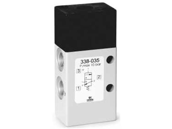 VALV 5/2 VIAS NF G1/8 PNEUMATICO RET MOLA - CÓD. 358-035