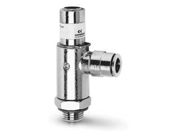 VALV REG FLUXO PNEUMATICA G1/8 PARA TUBO 6M - CÓD. GSCU 803-1/8-6