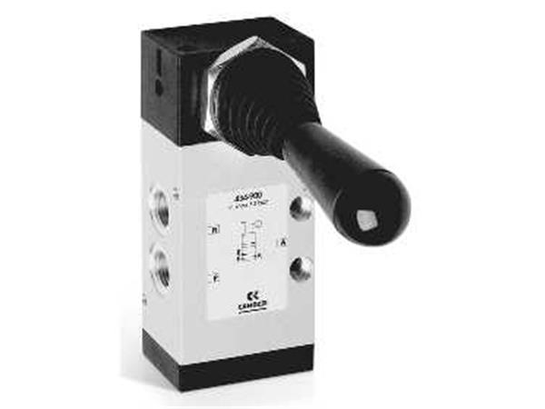 VALVULA 3/2 VIAS NF G1/4 ACIONAMENTO ALAVANCA TRAVA - CÓD. 434-900