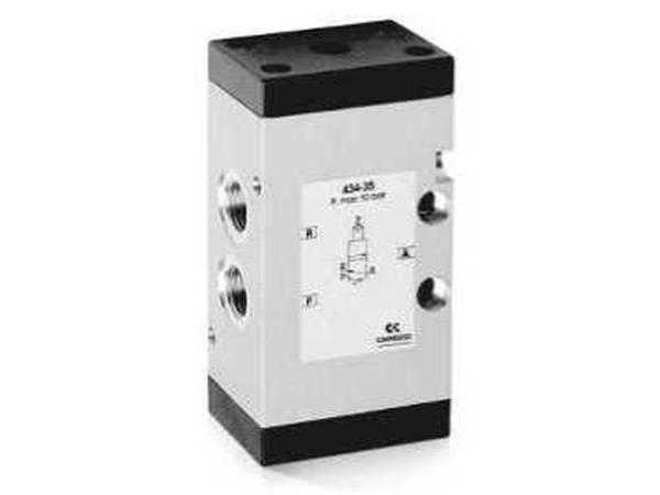 VALVULA 3/2 VIAS NF G1/4 ACIONAMENTO PNEUM. RETORNO - CÓD. 434-35