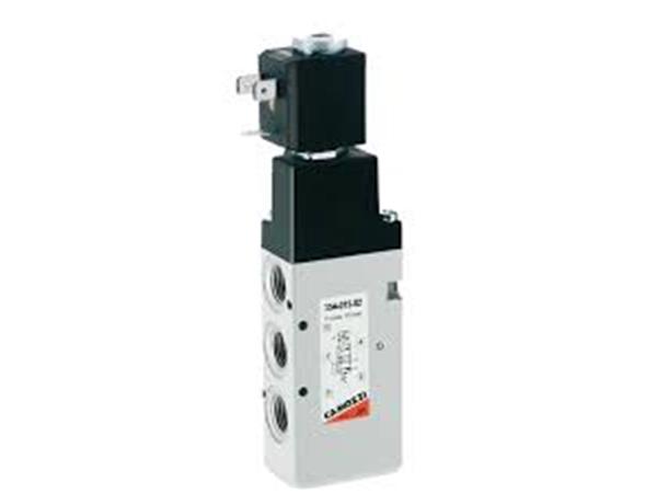 VALVULA 5/2 VIAS G1/8 SIMPLES SOLENOIDE BIESTAVEL - CÓD. 358-015-02IL