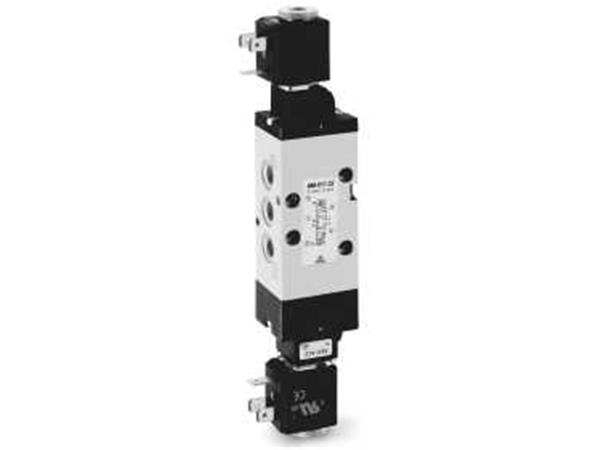 VALVULA SOLENOIDE 5/3 VIAS G1/8 - CÓD. 478-011-22