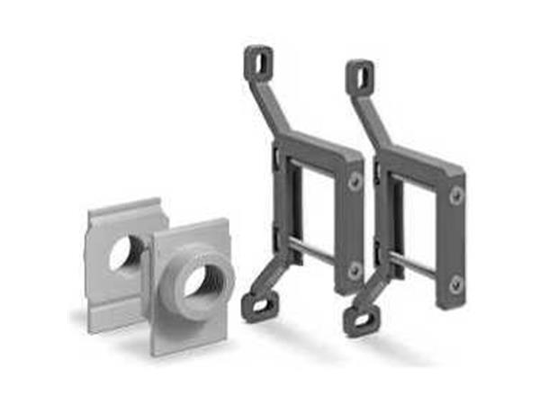 KIT DE FLANGES + FIXAÇÕES DE PAREDE P/ MX2 - 1/ - CÓD. MX2-1/2-KK