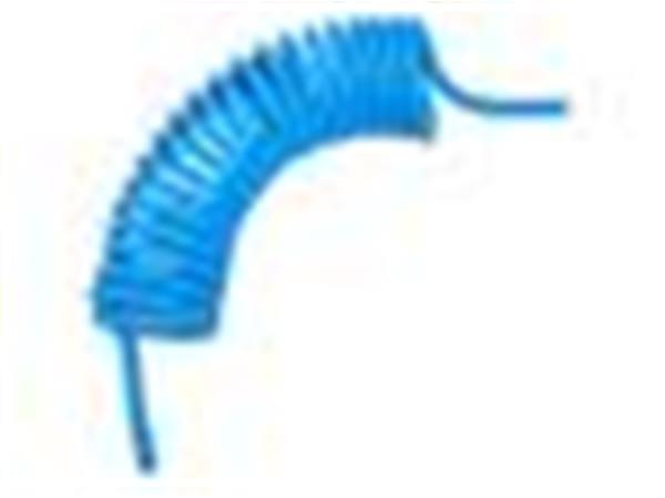 AZUL TUBO ESPIRAL DIAM. EXT. 6MM E INT. 4MM -  PA11 - CÓD. TSP 6/4