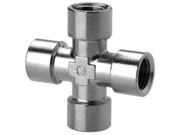 CONEXAO CRUZETA COM ROSCA FEMEA 1/8 - CÓD. 2033 1/8