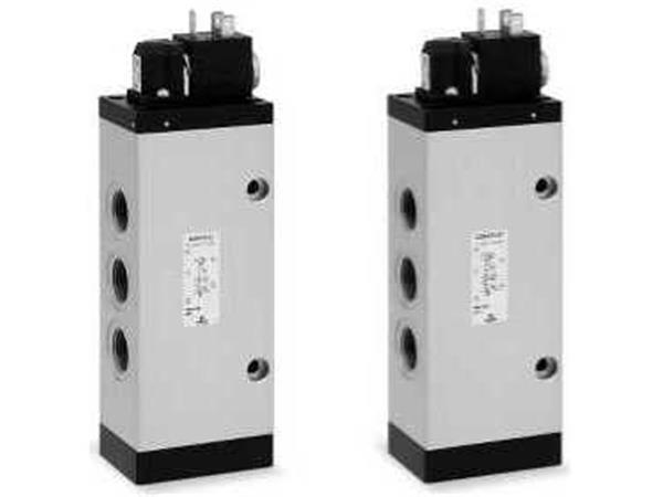 VALVULA SERIE 4 - 5/2 - G1/2 - SIMPLES SOLENOIDE - CÓD. 452N-015-22 