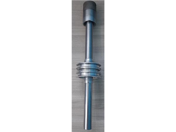 HASTE BIPARTIDA CILINDRO 25X500 AÇO CARBONO