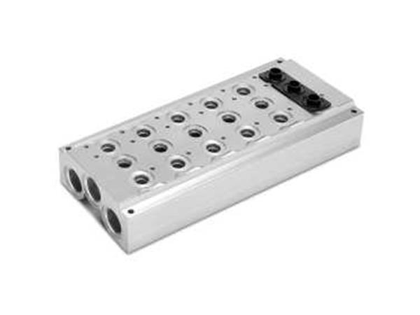 BASE MANIFOLD P/4 VALVULAS 5 VIAS - CÓD. CNVL-54