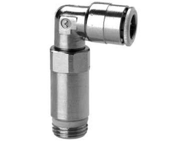 CONEXÃO LONGO COTOVELO ORIENTAVEL Ø8XG1/8 - CÓD.6525 8-1/8