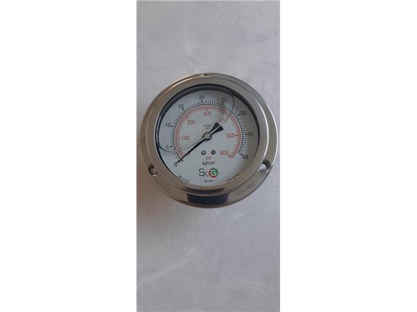 MANOMETRO  D 100 GLICERINA 040 BAR 12H MP4012CG - 10500407