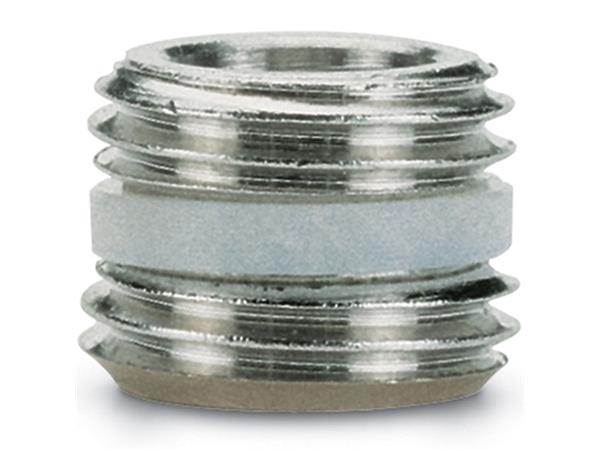 TAMPAO 1/4" LATÃO NIQUELADO -  CÓD. S2615 1/4