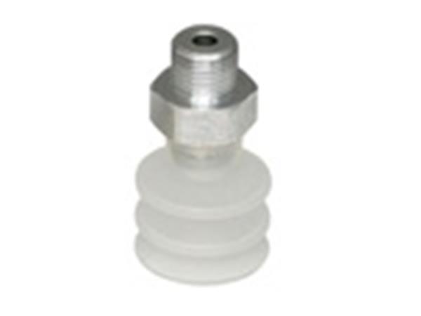 VENTOSA DE SILICONE 2,5 FOLES D.52MM G1/4 MA - CÓD. VTCN-520S-1/4M