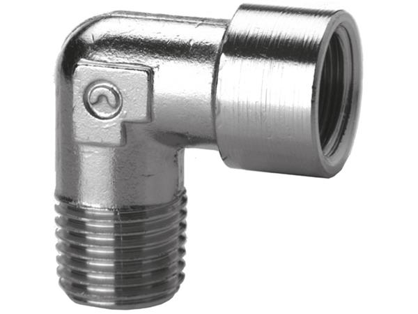 CONEXAO COTOVELO FIXO COM ROSCA MACHO/FEMEA M5 - CÓD. 2021 M5-M5