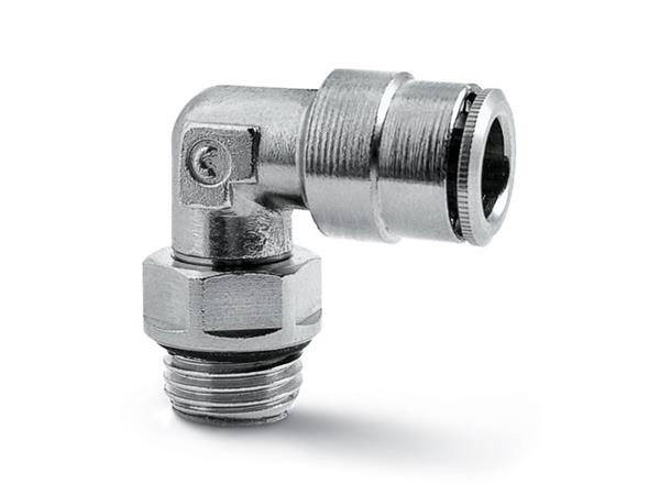 CONEXÃO COTOVELO ORIENTAVEL 12MM ROSCA 3/8 - CÓD. 6522 12-3/8