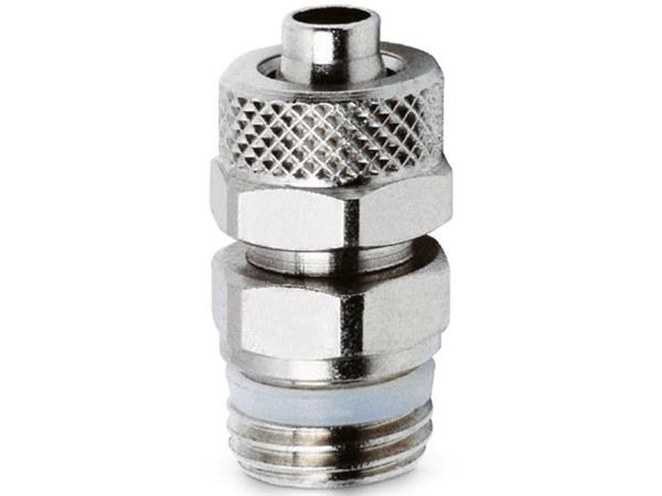 CONEXAO RAPIDA RETA PARA TUBO 5MM COM ROSCA M6 - 1511 5/3-M6