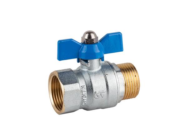 VALV ESF LAT CW617N CROM M-F BSP PN25 BORB. ALUM. 1/4" - CÓD.